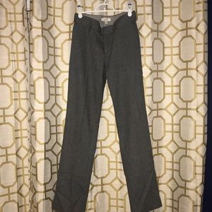 Size 4 Gray/white pinstripe wool pant.